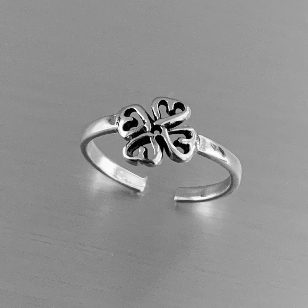 Sterling Silver Celtic Heart Toe Ring, Celtic Ring - image 6